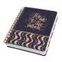 Schrijfnotitieboek Sigel JN625 A5 240 vel beige zwart