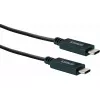 USB-kabel Schwaiger LK 101 C USB 3.2 Gen 2 1 m zwart