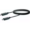 USB-kabel Schwaiger LK 101 C USB 3.2 Gen 2 1 m zwart