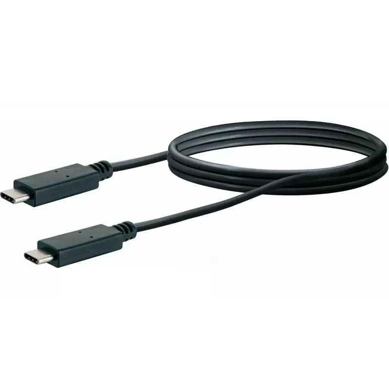 USB-kabel Schwaiger LK 101 C USB 3.2 Gen 2 1 m zwart