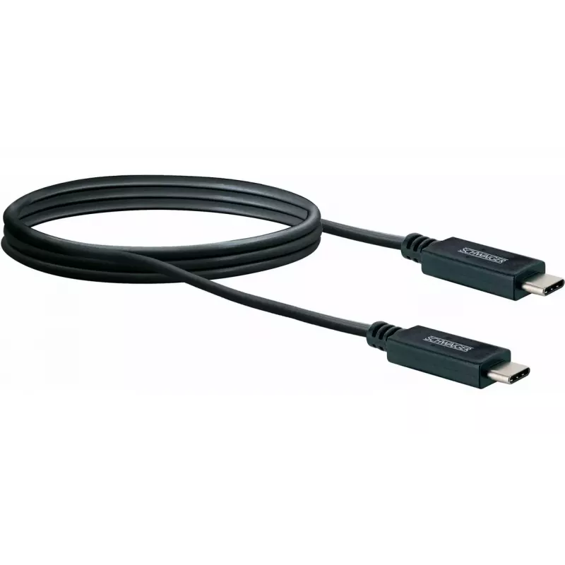 USB-kabel Schwaiger LK 101 C USB 3.2 Gen 2 1 m zwart