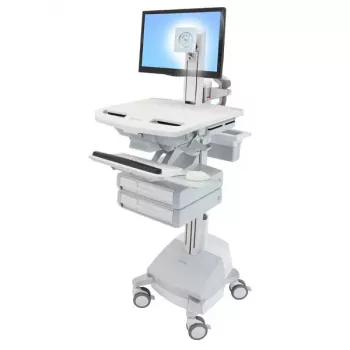 Multimediawagen Ergotron StyleView aluminium grijs wit