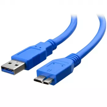 Techly USB 3.0 Superspeed kabel A / Micro B 3m blauw ICOC MUSB3-A-030