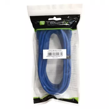 Techly USB 3.0 Superspeed kabel A / Micro B 3m blauw ICOC MUSB3-A-030