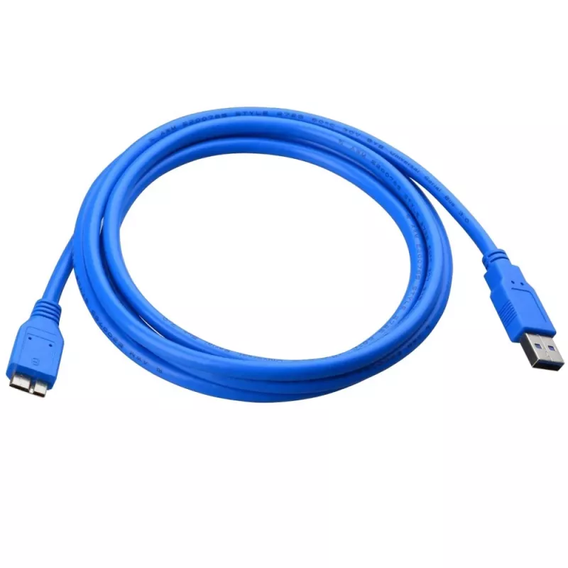 Techly USB 3.0 Superspeed kabel A / Micro B 3m blauw ICOC MUSB3-A-030
