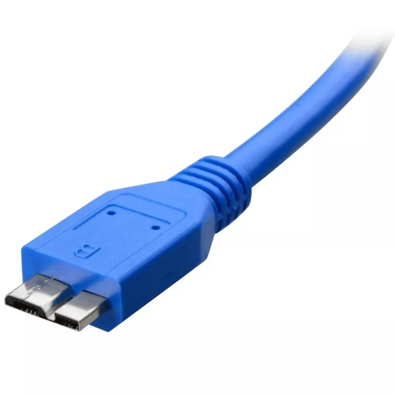 Techly USB 3.0 Superspeed kabel A / Micro B 3m blauw ICOC MUSB3-A-030