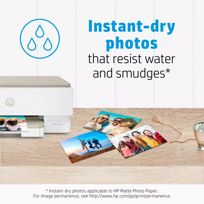 HP mat fotopapier 180 g/m² 10 x 15 cm (101 x 152 mm) 25 vel