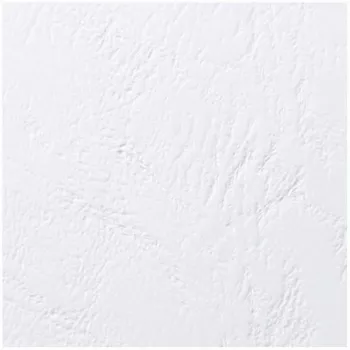 GBC Bindekarten LeatherGrain A4 250 g/m², A4, karton, wit, 250 g/m², 210 mm, 298 mm