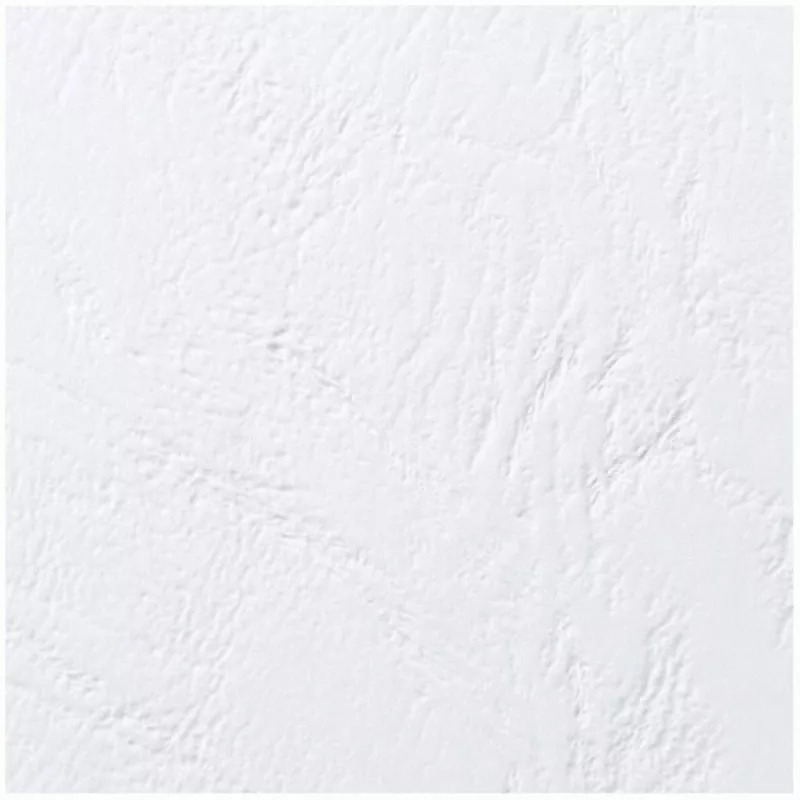 GBC Bindekarten LeatherGrain A4 250 g/m², A4, karton, wit, 250 g/m², 210 mm, 298 mm