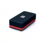 Gum Sigel BA187 EVA-vilt zwart rood 90x45x26mm