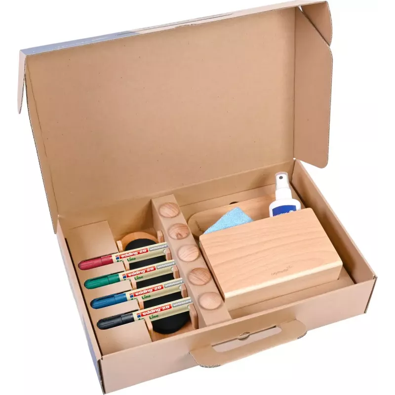Accessoireset Legamaster WOODEN 17-delig FSC-gecertificeerd
