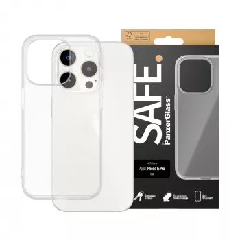 PanzerGlass SAFE. by ® TPU-hoesje transparant iPhone 15 Pro