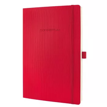 Schrijfblok Sigel Conceptum A4 194 vel rood
