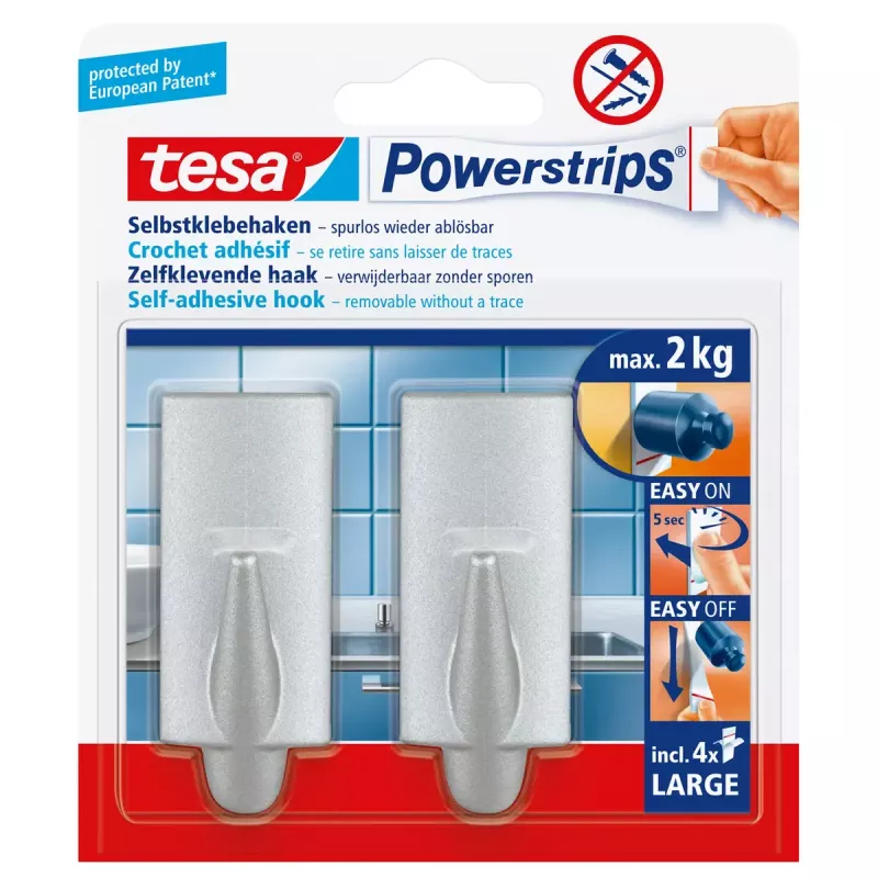 Universele haak TESA Powerstrips Hooks Large TREND