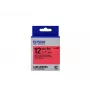Epson labelcartridge Pastel LK-4RBP Zwart/Rood 12 mm (9 m)