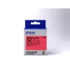 Epson labelcartridge Pastel LK-4RBP Zwart/Rood 12 mm (9 m)