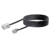 Netwerkkabel Schwaiger 3,0 m RJ-11 - RJ-45 3 m zwart