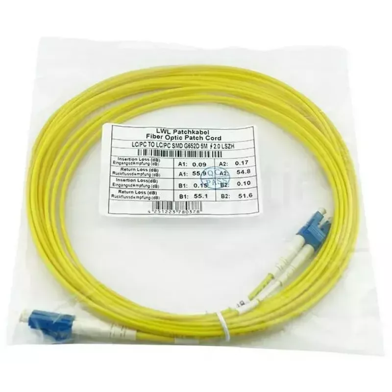 Glasvezelkabel BlueOptics SFP3131BU2.5MK 2,5 m LC geel