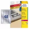 Zelfklevend printeretiket Avery L6009-8
