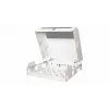 Wandgemonteerd rack equip slank Flex 19 inch kast 5U RAL7035 grijs