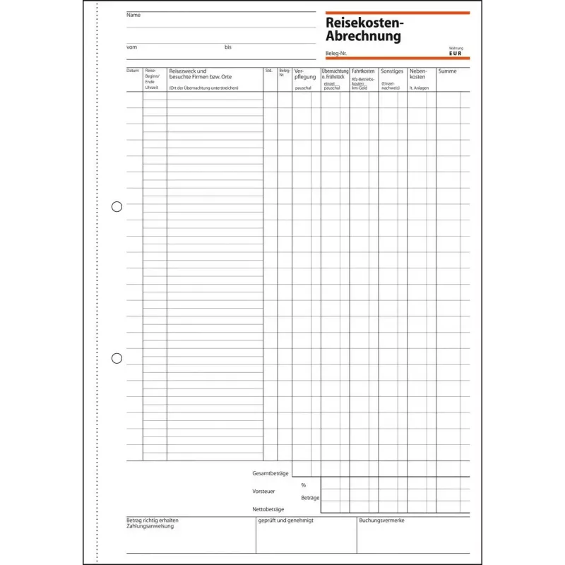 Bedrijfsformulier Sigel RA415