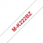 Brother M-K222BZ labelband rood op wit