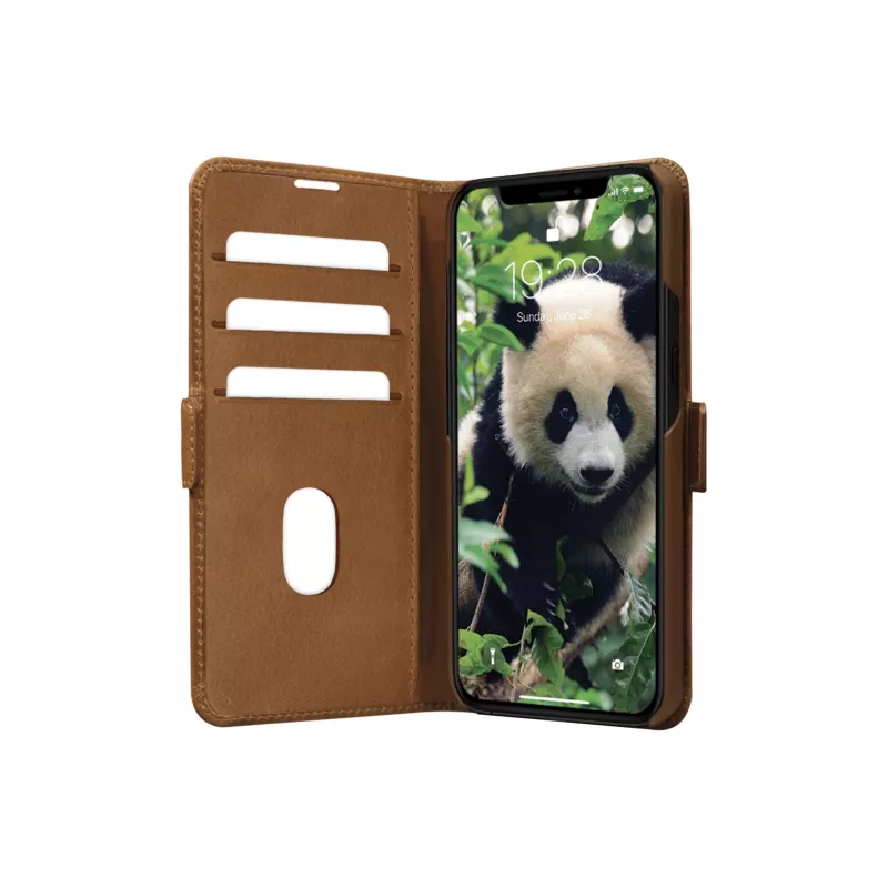 Wallet Case dbramante1928 iPhone 14 Plus tan 3 kaartvakken