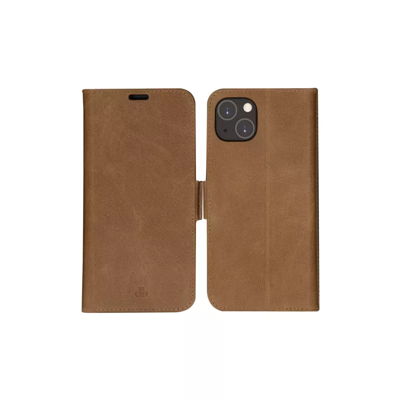 Wallet Case dbramante1928 iPhone 14 Plus tan 3 kaartvakken
