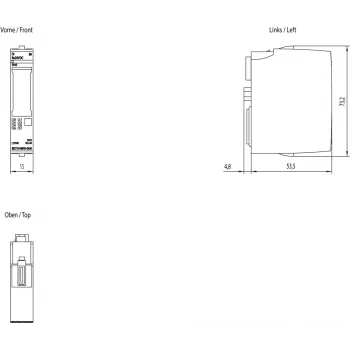 Siemens SIMATIC ET 200SP 6ES7131-6BF01-0AA0 digitale ingangsmodule, DI 8x24VDC Basic