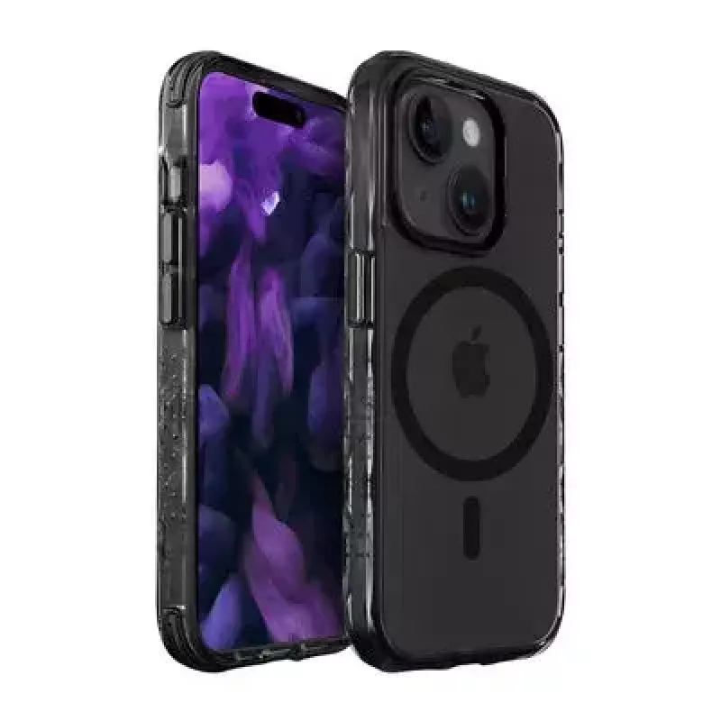 Cover LAUT Crystal Matter X iPhone 15 Plus 17 cm zwart transparant