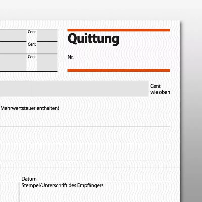 Business form Sigel QU625 groen A6 100 vel