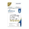 Plastic bandcassette MediaRange TZ-131 12mm zwart op transparant