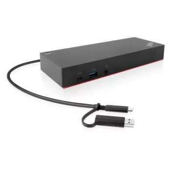 Lenovo 40AF0135IT laptop-dockingstation/port-replicator bedraad USB 3.2 Gen 2 (3.1 Gen 2) Type-C zwart