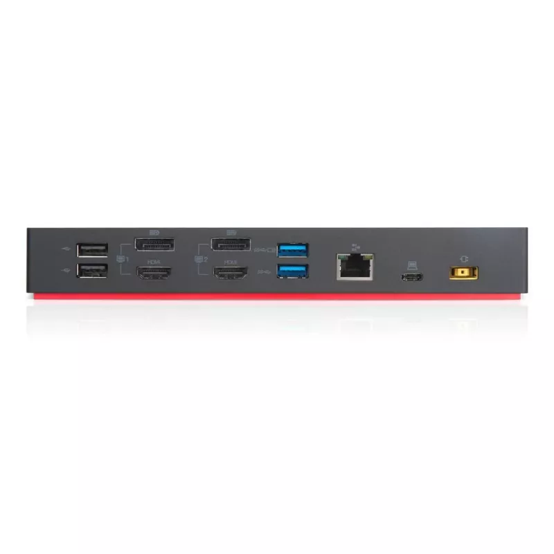 Lenovo 40AF0135IT laptop-dockingstation/port-replicator bedraad USB 3.2 Gen 2 (3.1 Gen 2) Type-C zwart