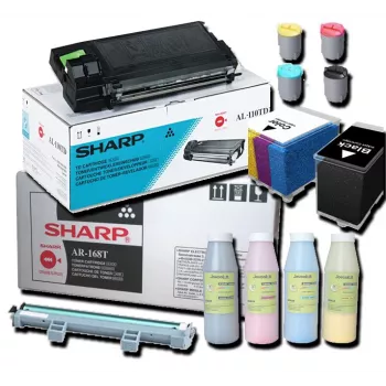 Tonercartridge Sharp MX-27GTCA cyaan voor laserprinter, bereik 15.000 pagina's, 1 stuk