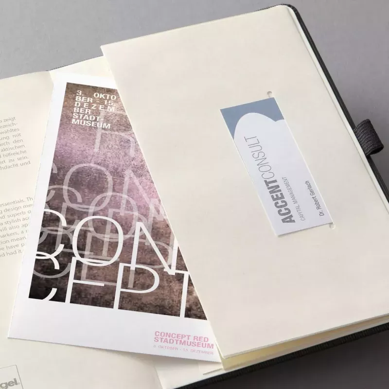 Schrijfboek Sigel CONCEPTUM A6 194 vel zwart