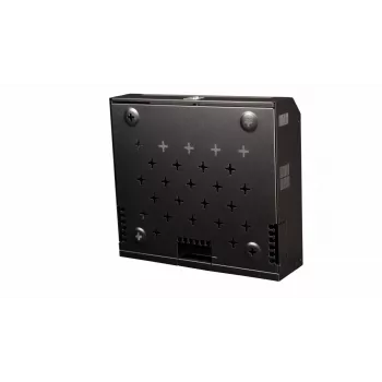 Wandmontage rack apparatuur slank Flex 19' kast 5U RAL9005 zwart