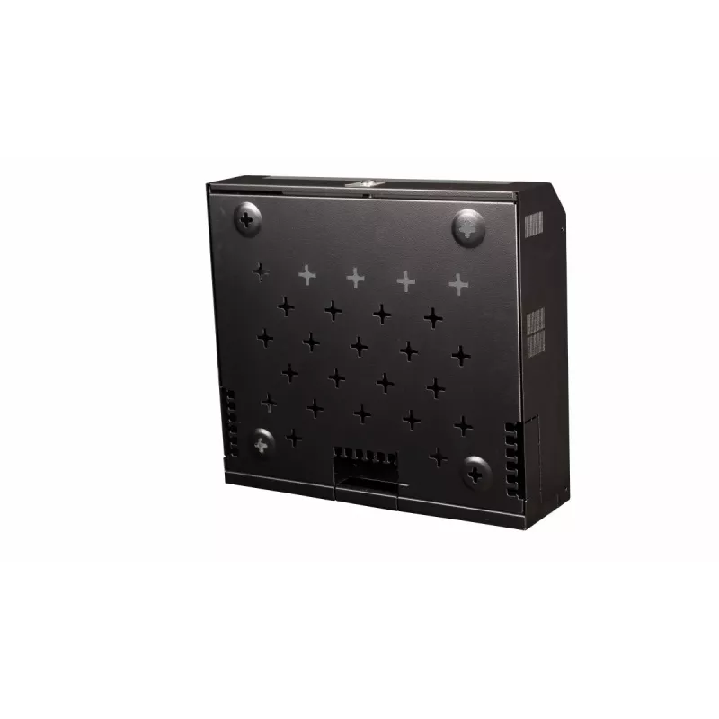 Wandmontage rack apparatuur slank Flex 19' kast 5U RAL9005 zwart