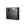 Wandmontage rack apparatuur slank Flex 19' kast 5U RAL9005 zwart
