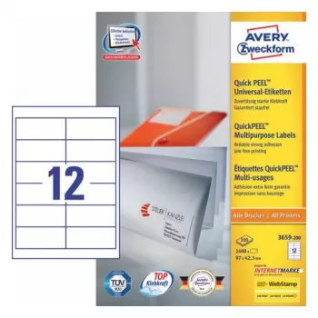 Zelfklevend etiket AVERY 3659-200