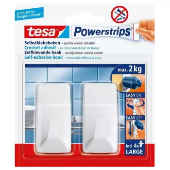 Handdoekhaak TESA Powerstrips Indoor 58272-00000-00 Wit