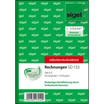 Bedrijfsformulier Sigel SD133