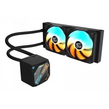 Vloeistof-CPU-koeler GIGABYTE GAMING 240 — 2x120mm ARGB, socket LGA1851/AM5