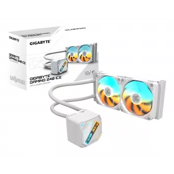 CPU-koeler GIGABYTE GAMING 240 ICE GP-GIGABYTE GME 240I 240mm radiator RGB-verlichting