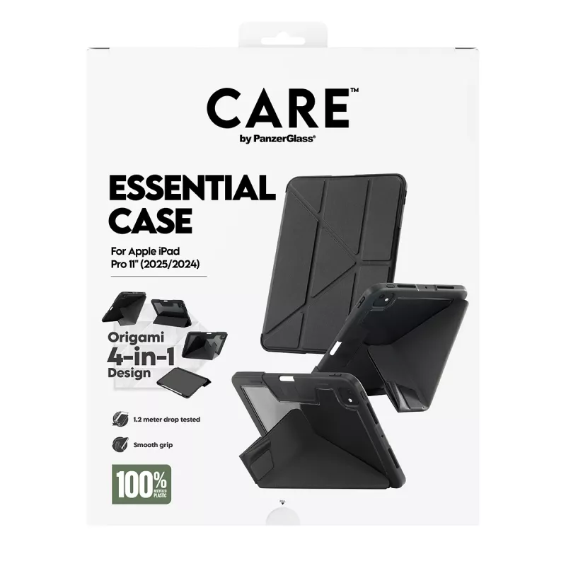 Cover PanzerGlass CARE by ® TPU Essential Case zwart iPad Pro 11 inch (2024-2025)