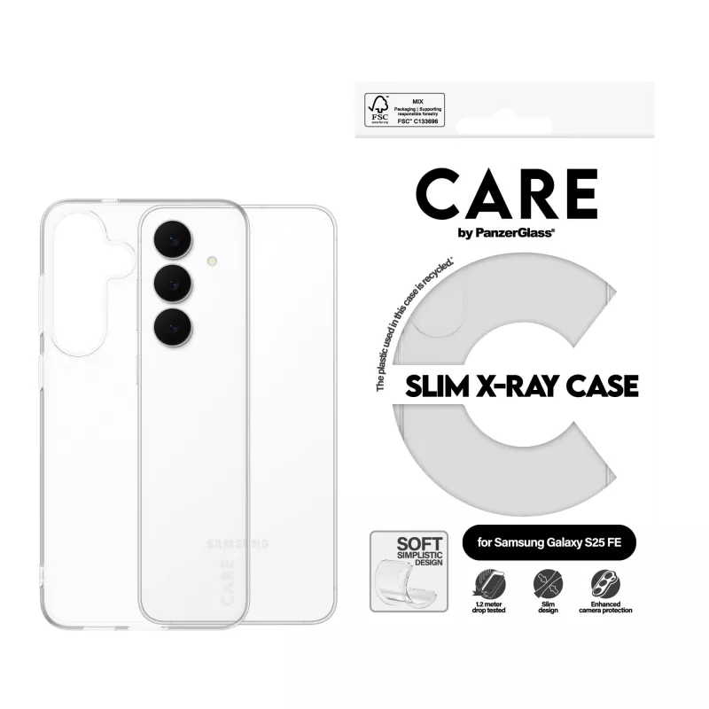 PanzerGlass CARE™ by ® X-Ray hoes Samsung Galaxy S25 FE 5G