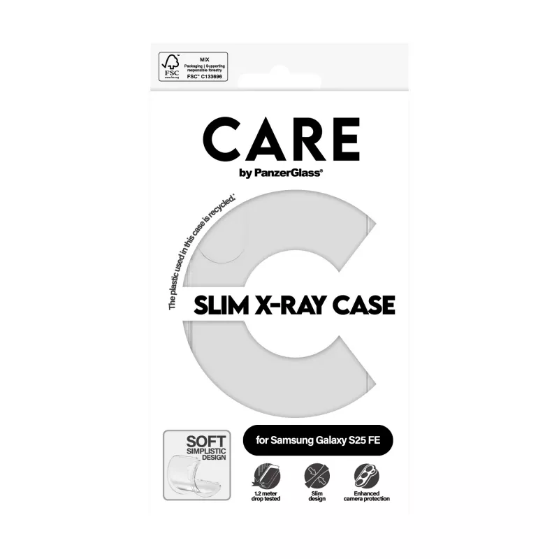 PanzerGlass CARE™ by ® X-Ray hoes Samsung Galaxy S25 FE 5G