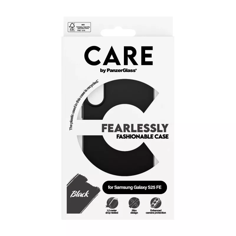 PanzerGlass CARE™ by ® TPU-hoes zwart Samsung Galaxy S25 FE 5G