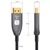 Techly ICOC HDMI-HY8-030 HDMI-kabel 30 m HDMI type A (standaard) zwart