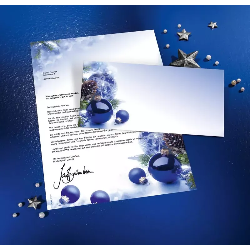 Envelop DL Sigel DU036 blauw 50 stuks